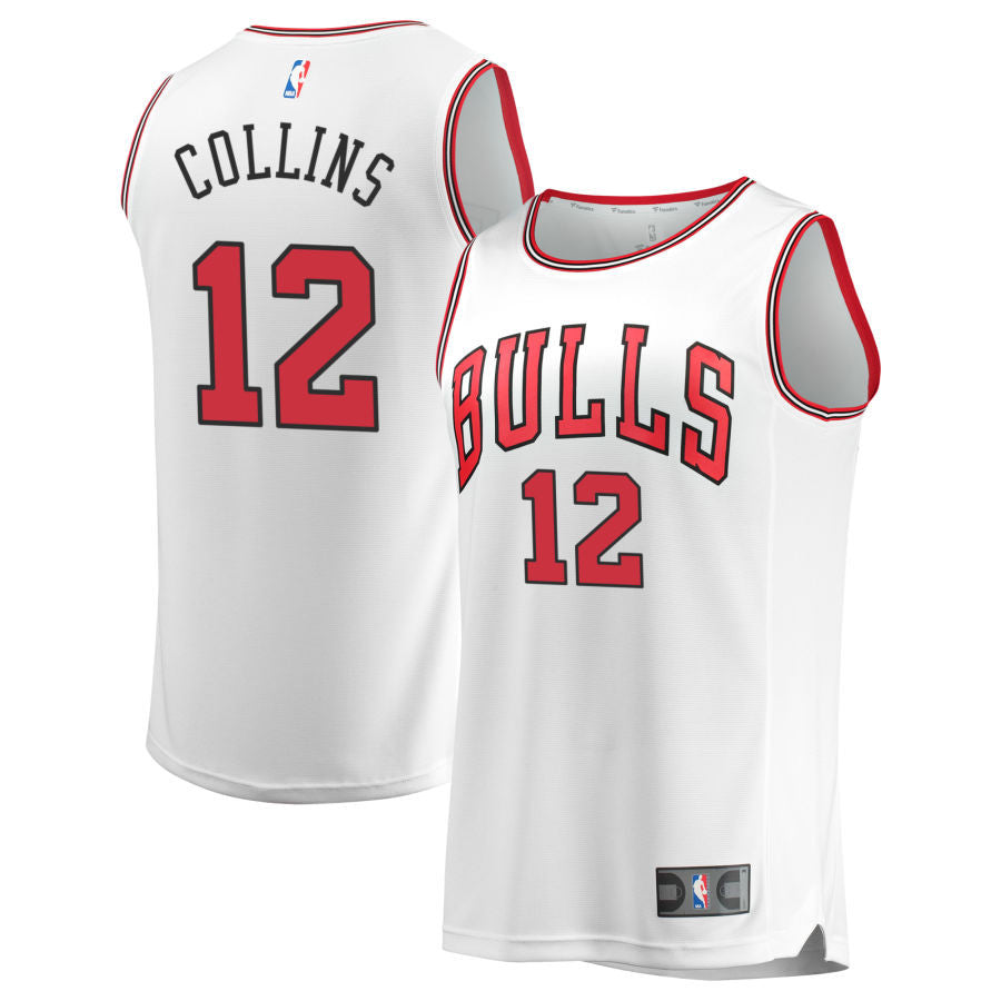 Zach Collins Chicago Bulls 2025 Association Edition Jersey - White
