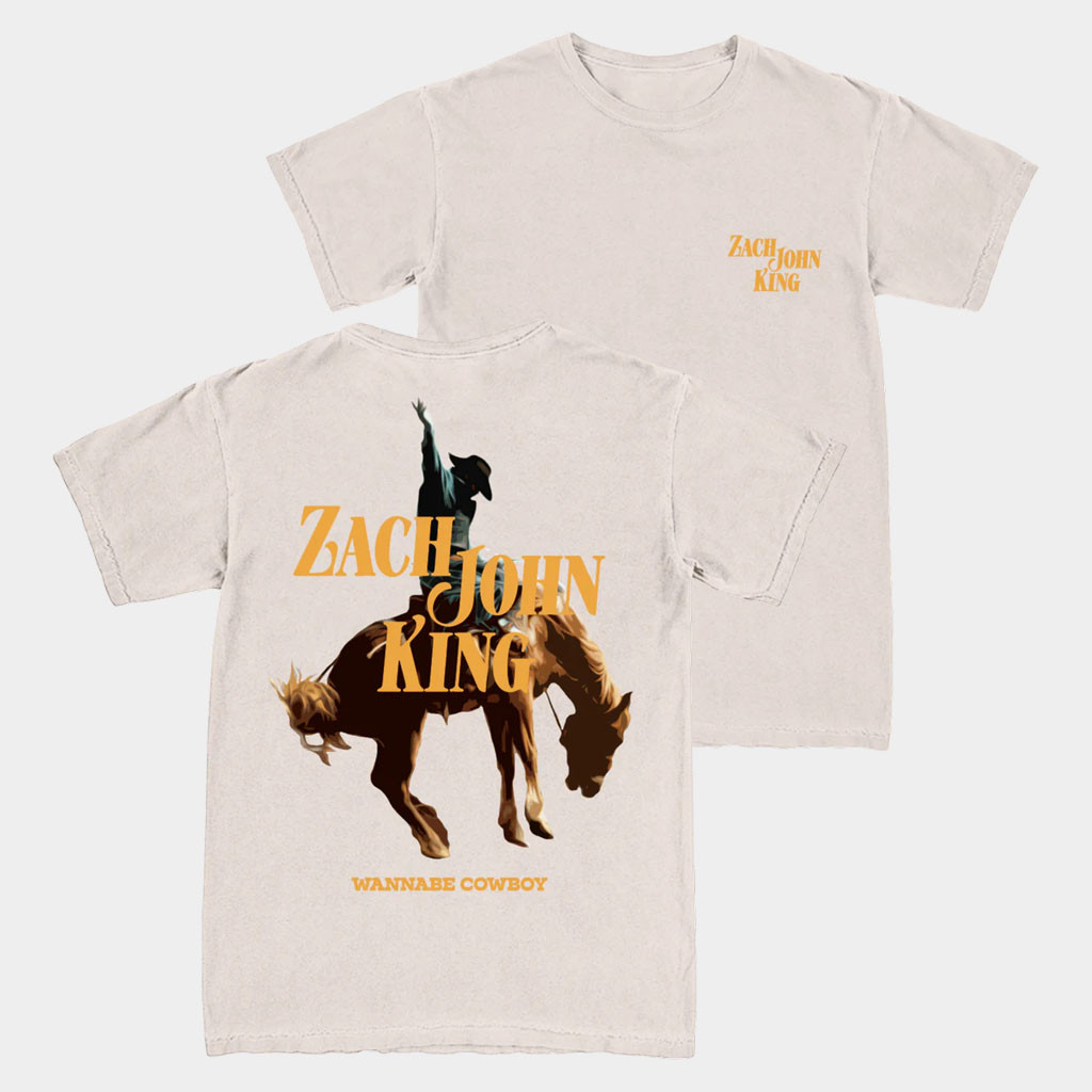 Zach John King Merch 2026 Horse T-Shirt Wannabe Cowboy Shirt Gifts For Music Lovers