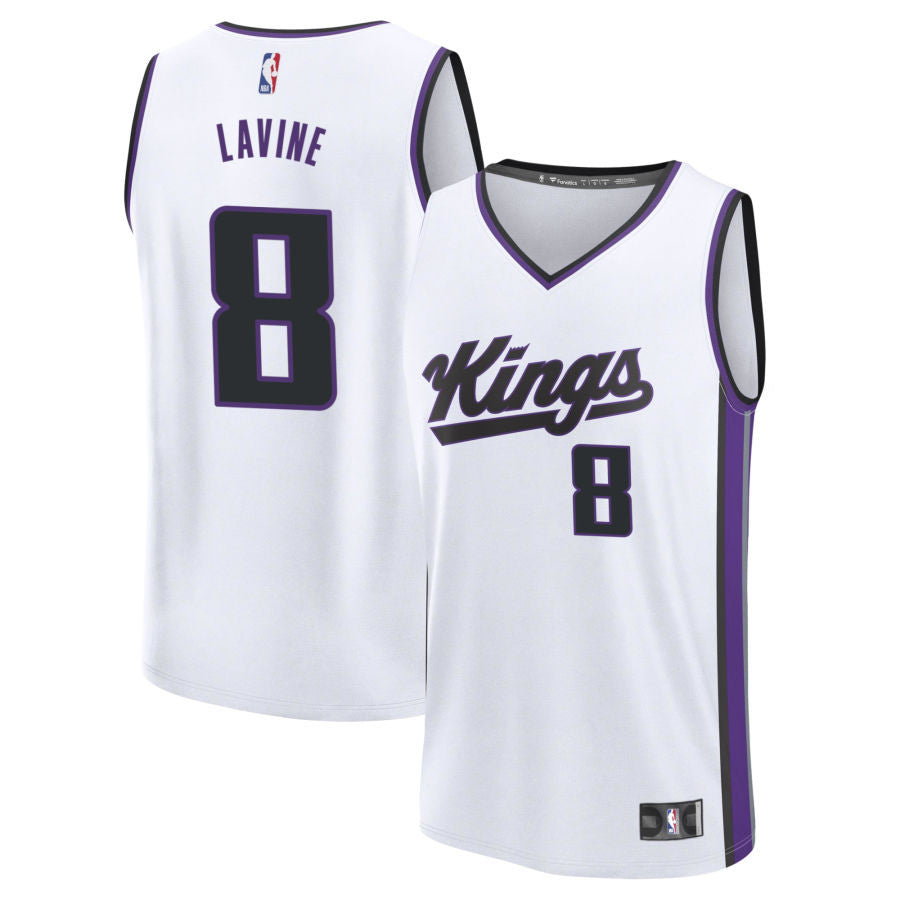 Zach LaVine Sacramento Kings 2025 Fast Break Association Edition Jersey - White