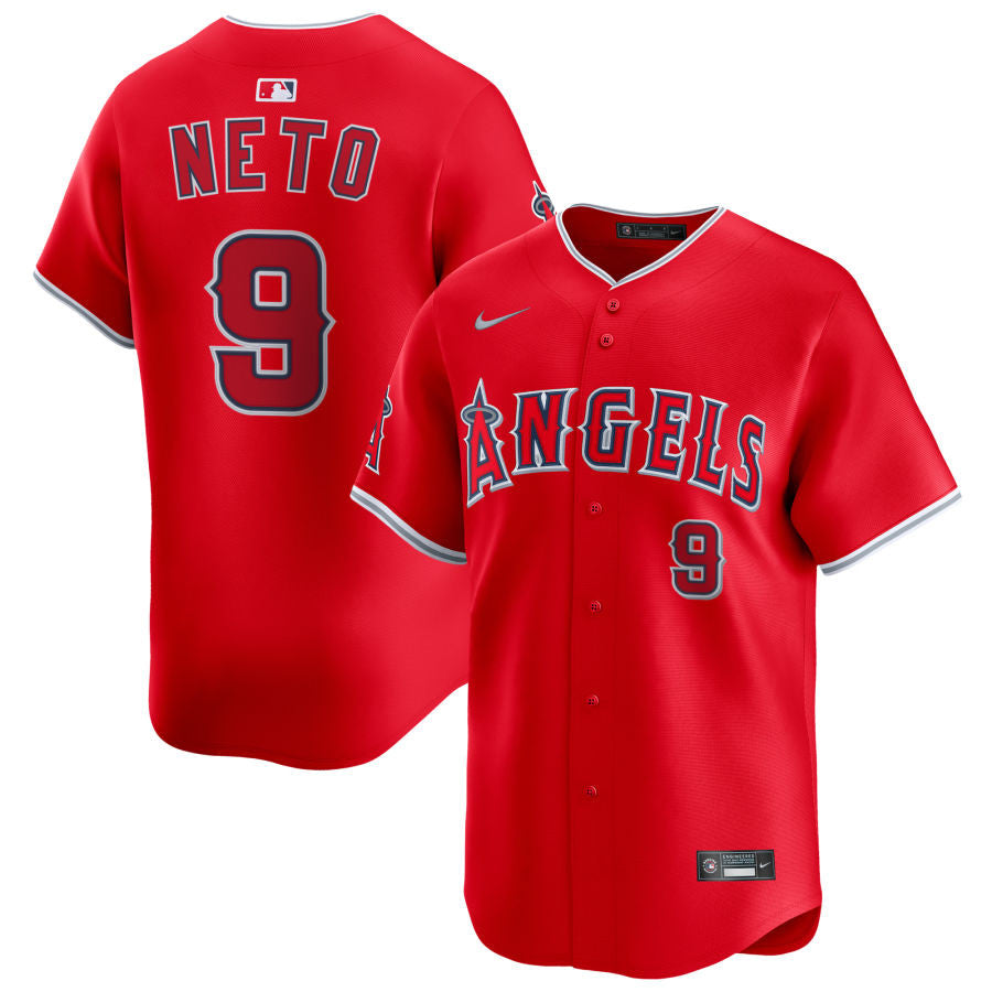 Zach Neto Los Angeles Angels 2025 Alternate Limited Jersey - Red