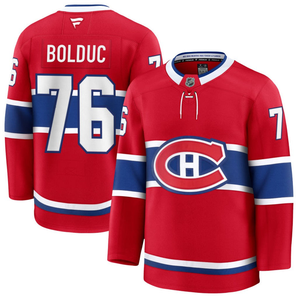 Zachary Bolduc Montreal Canadiens 2026 Home Premium Jersey - Red