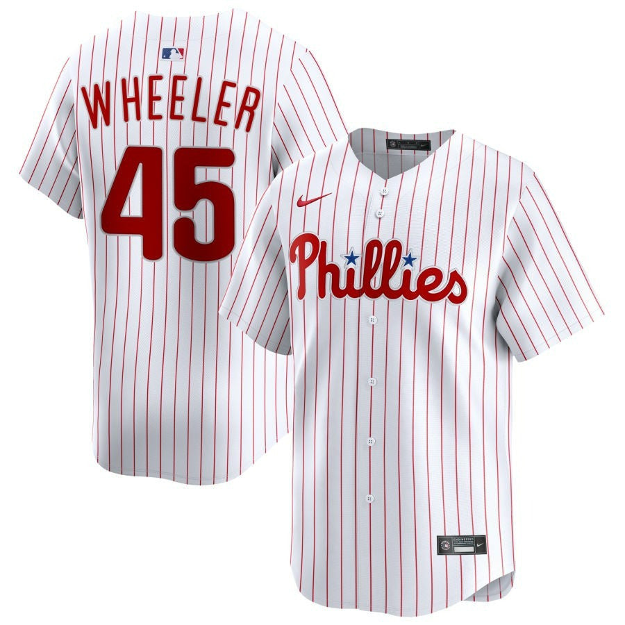 Zack Wheeler Philadelphia Phillies 2025 Home Limited Jersey - White