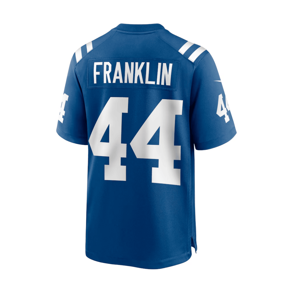 Zaire Franklin Indianapolis Colts 2025 Pro Bowl Patch Game Men Jersey - Royal - Image 3
