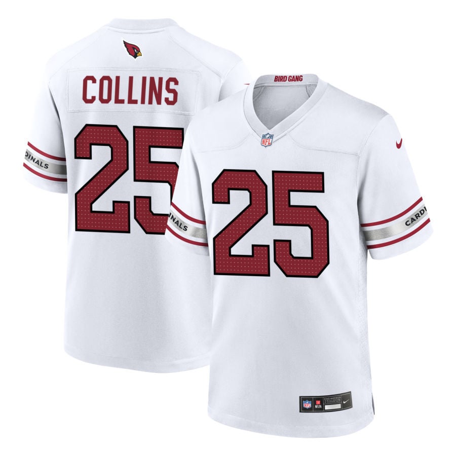 Zaven Collins Arizona Cardinals 2025 Game Jersey - White