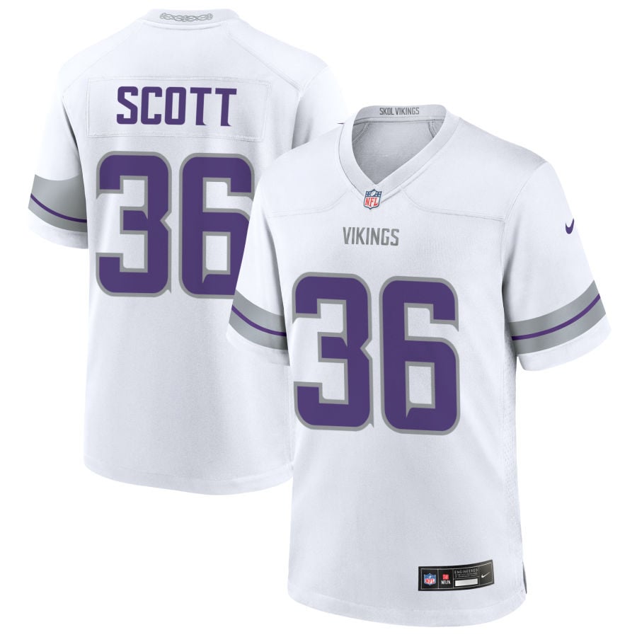 Zavier Scott Minnesota Vikings 2025 Alternate Game Jersey - White