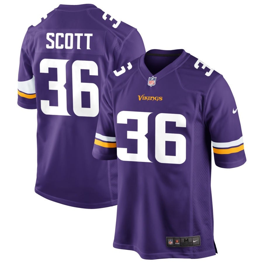 Zavier Scott Minnesota Vikings 2025 Game Jersey - Purple