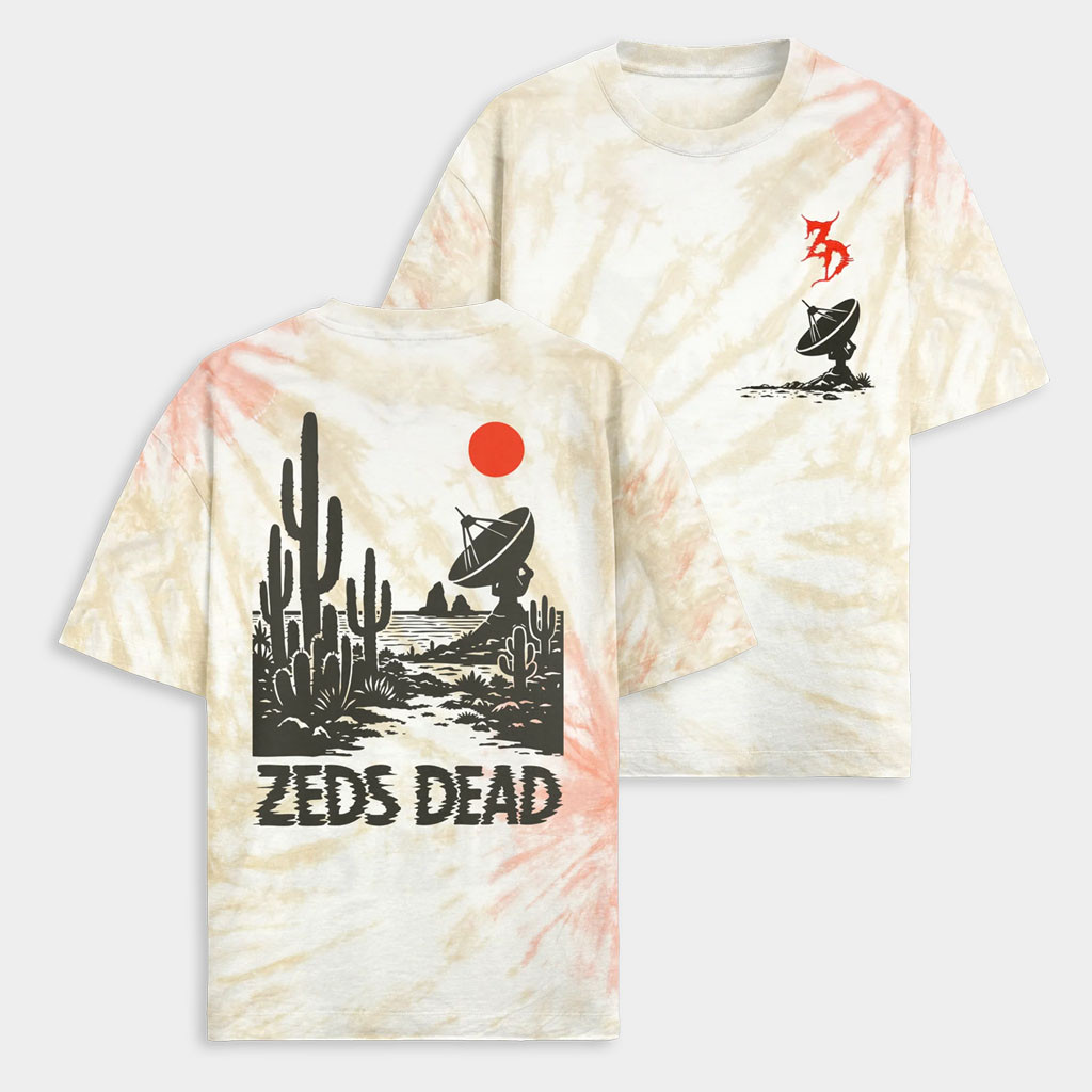 Zeds Dead Merch 2026 Zenith Tie Dye T-Shirt Birthday Gift Ideas For Boyfriend