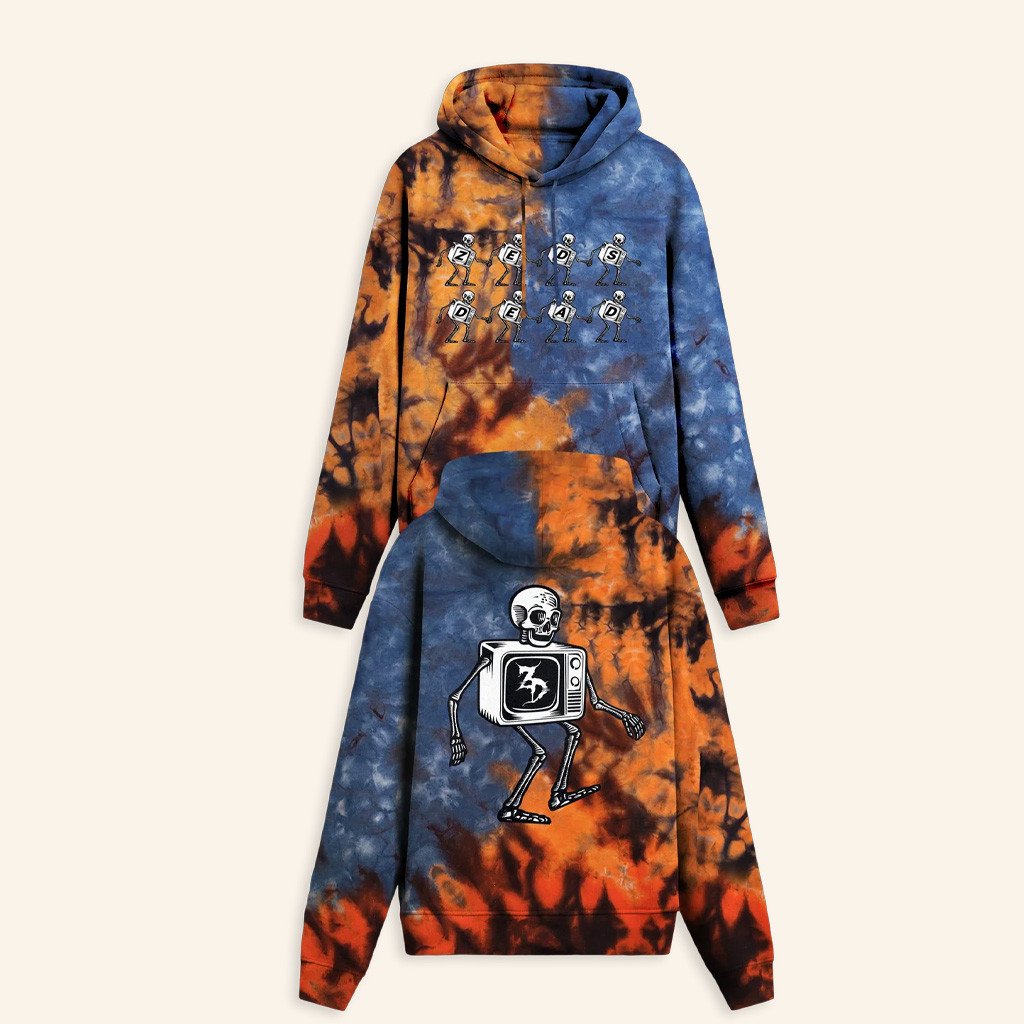Zeds Dead Merch Zeds Dead Parade Tie Dye Hoodie Gift Ideas For Son