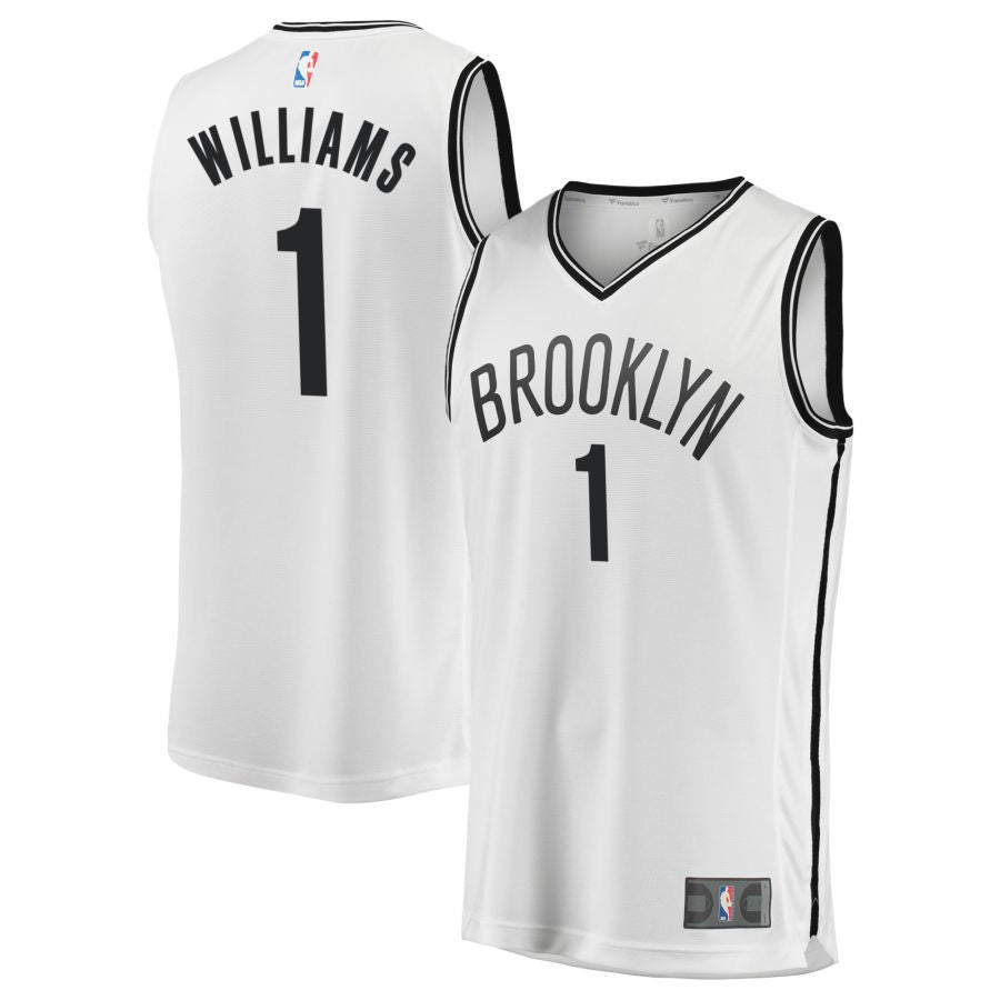 Ziaire Williams Brooklyn Nets 2025 Fast Break Association Edition Jersey - White