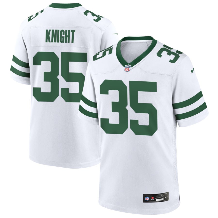 Zonovan Knight New York Jets 2025 Game Jersey - Legacy White