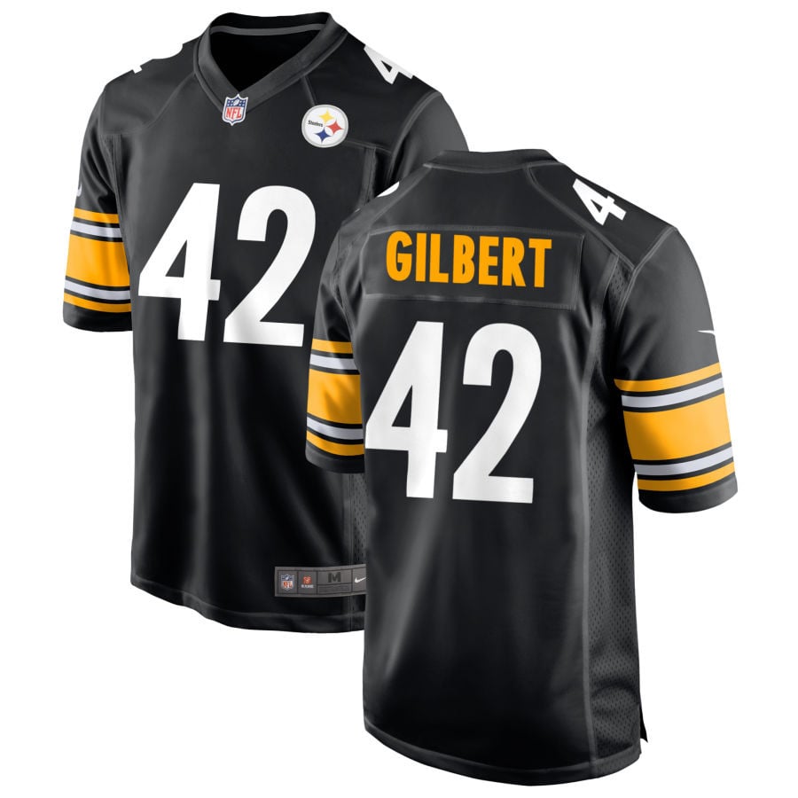 Zyon Gilbert Pittsburgh Steelers 2025 Game Jersey - Black