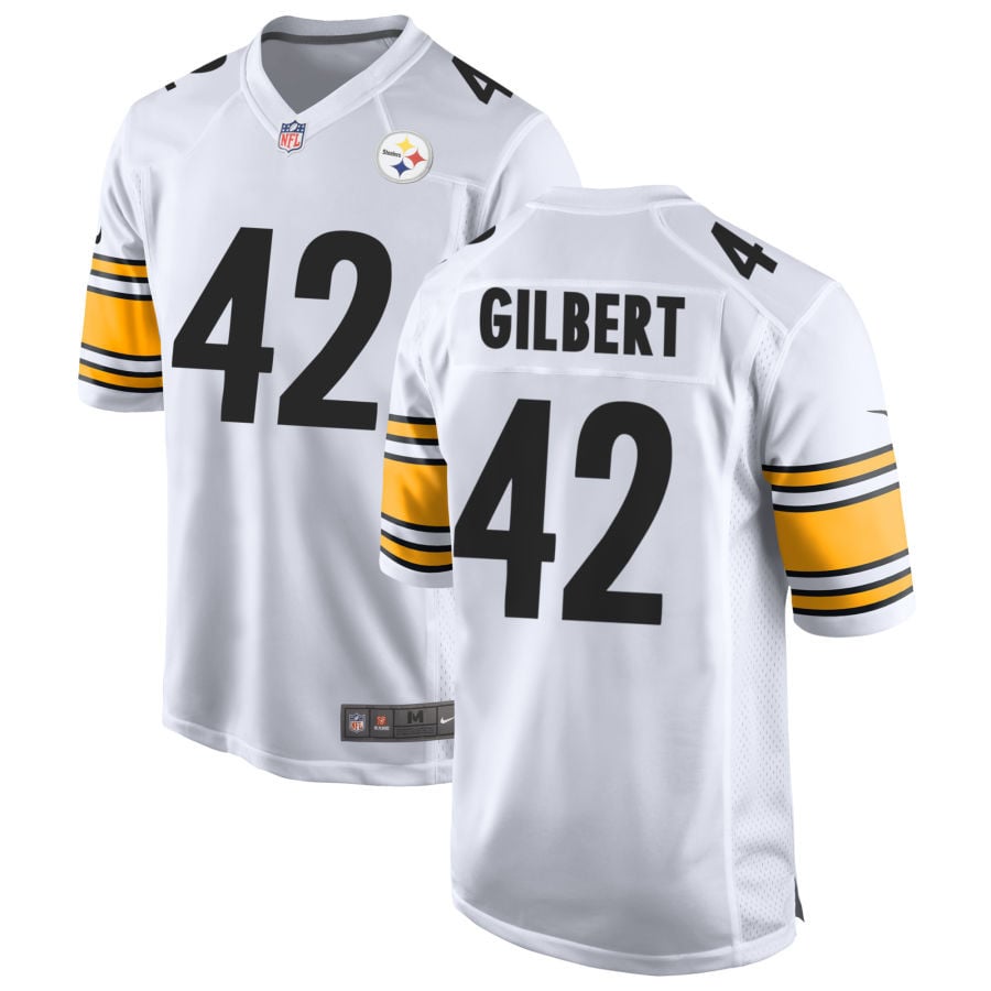 Zyon Gilbert Pittsburgh Steelers 2025 Game Jersey - White