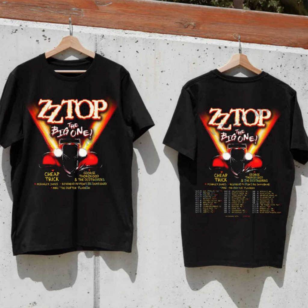 ZZ Top The Big One 2026 Tour Dates T-Shirt ZZ Top Merch Gift Ideas For Rock Fan